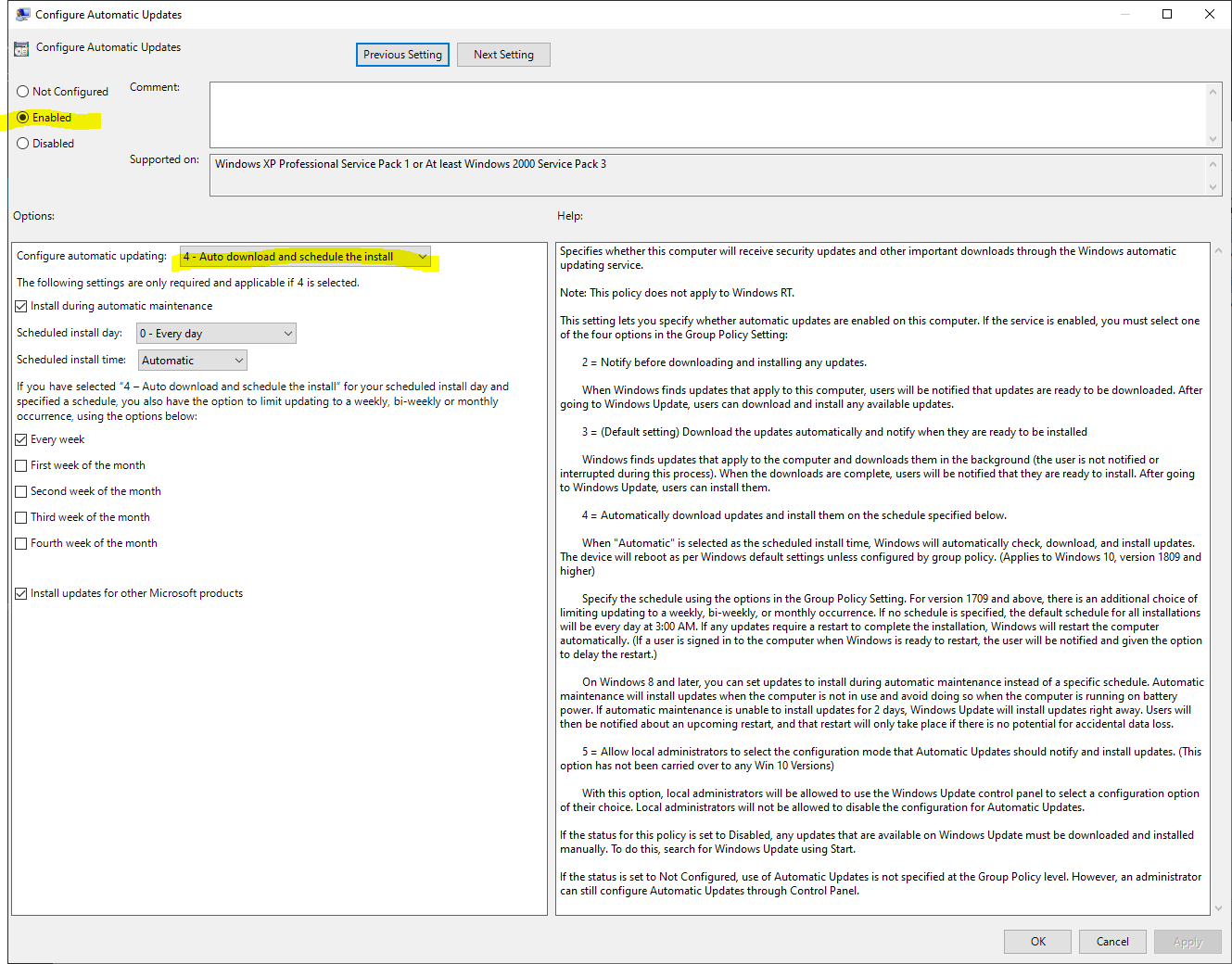 Automate Updates on Windows Server 2019 (Group Policy & Modern Cloud Patching)